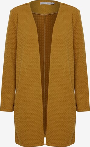 Fransa Knit Cardigan in Brown: front