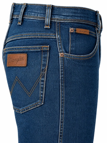 WRANGLER Regular Jeans 'Wrangler Texas Herren-Stretchjeans Regular Fit Authentic Straight W12133009 Darkstone' in Blauw