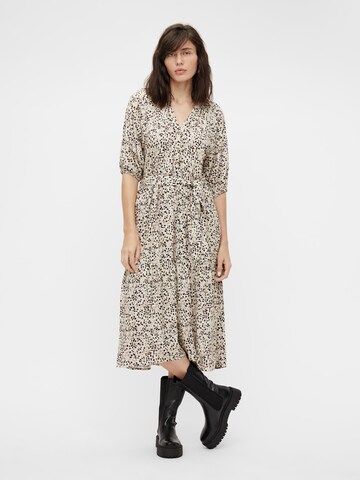 OBJECT Shirt Dress 'Hessa' in Beige