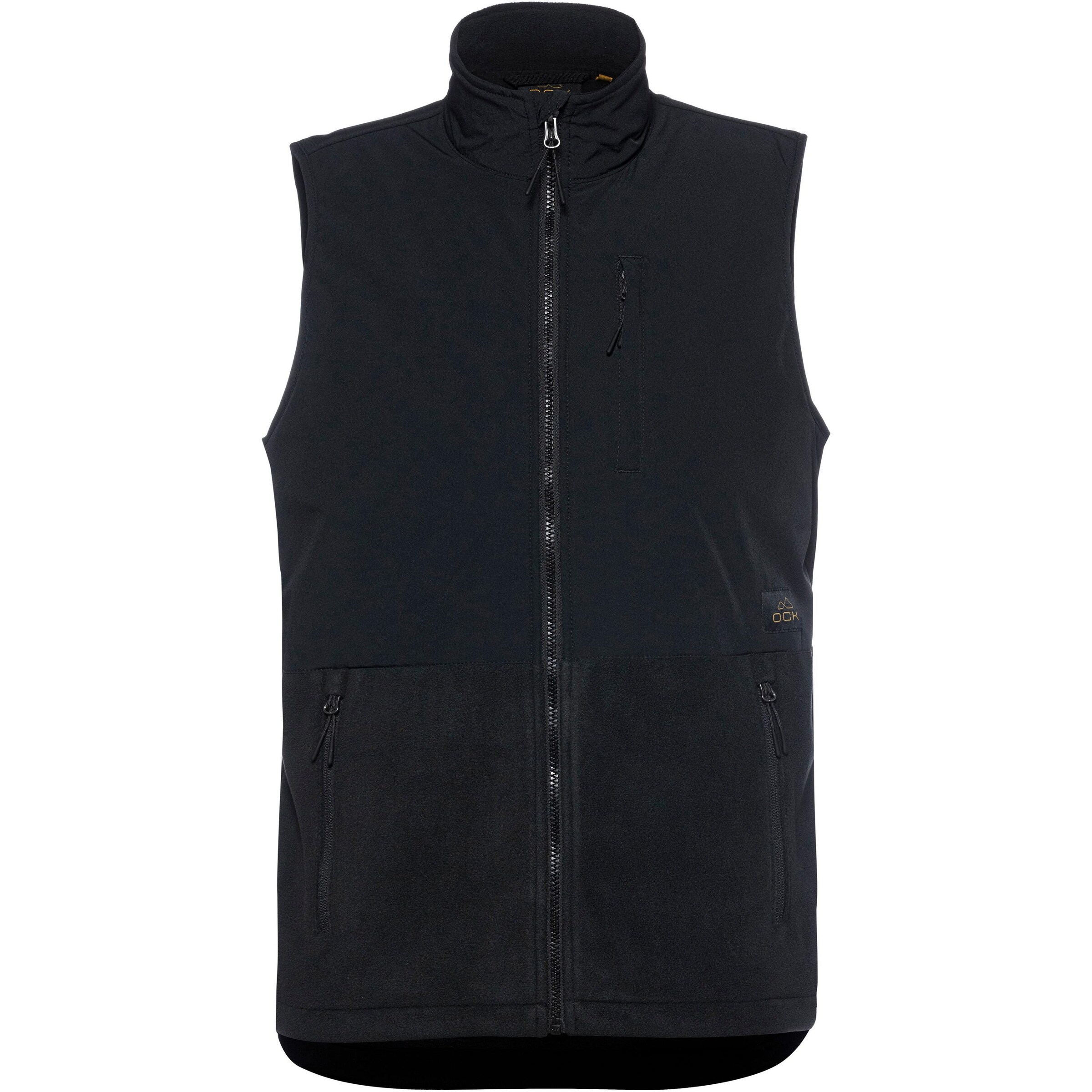 OCK Weste in Schwarz: Vorderseite