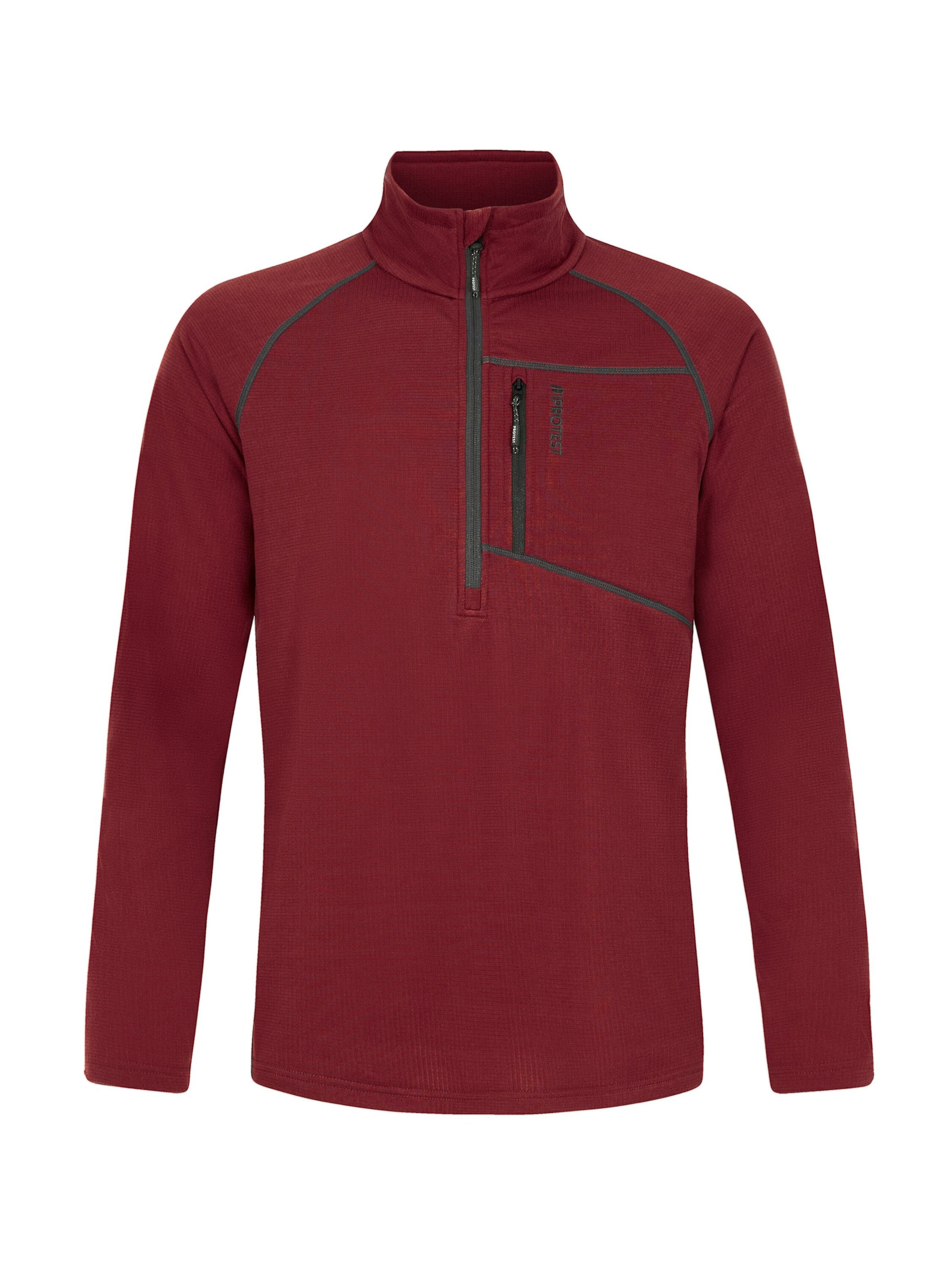 PROTEST Athletic Sweatshirt 'PRTRekody' in Red: front