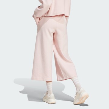 ADIDAS SPORTSWEAR Wide leg Sports trousers 'All Szn' in Pink