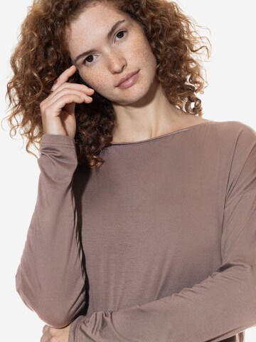 Mey Schlafshirt 'Pure Chic'‌‌‌ in Braun
