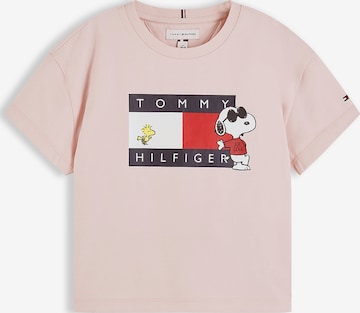 TOMMY HILFIGER Shirt 'Peanuts' in Roze: voorkant