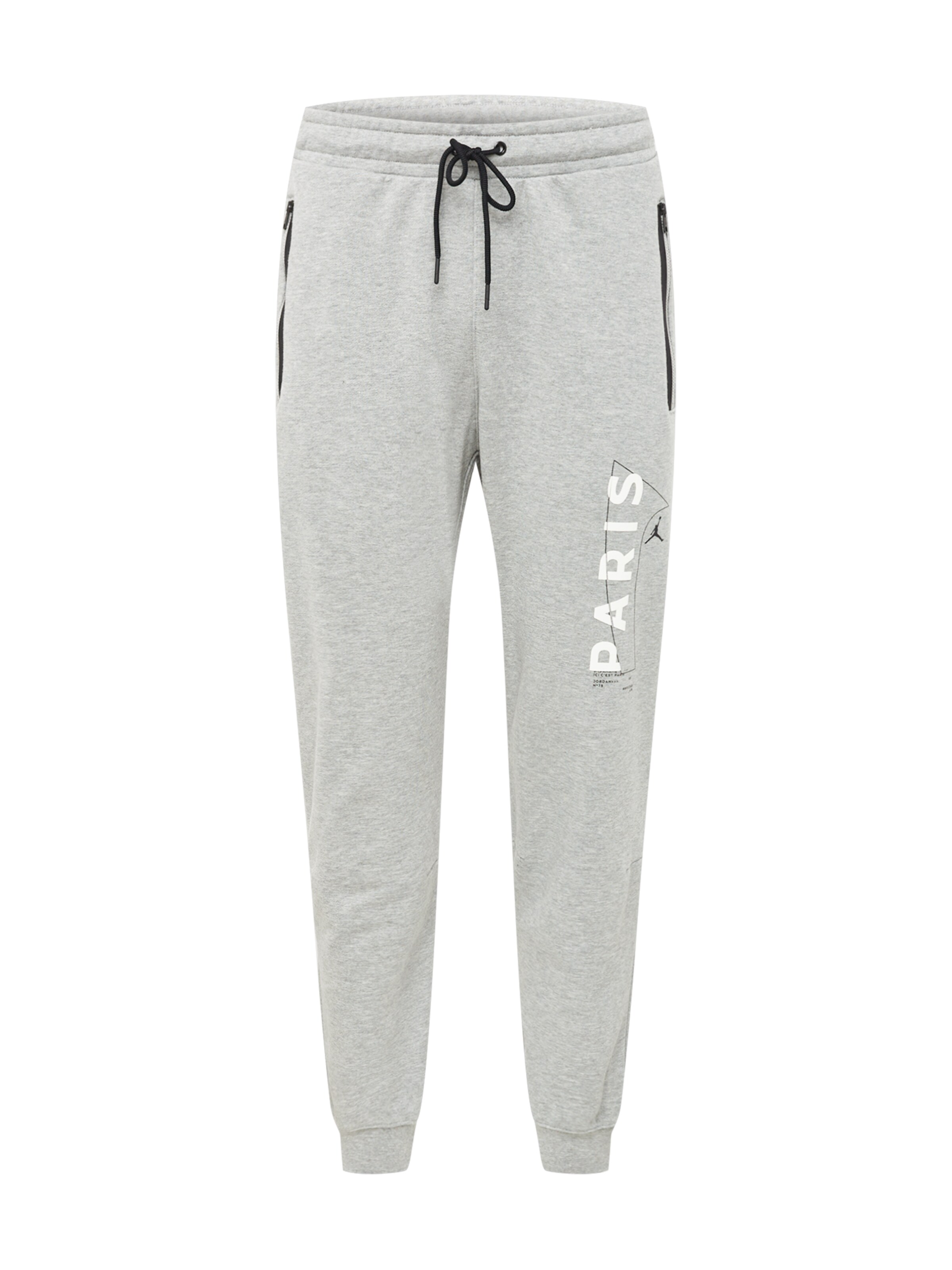Jordan Sports trousers 'Paris St.-Germain' in Mottled grey / Black / White, Item view