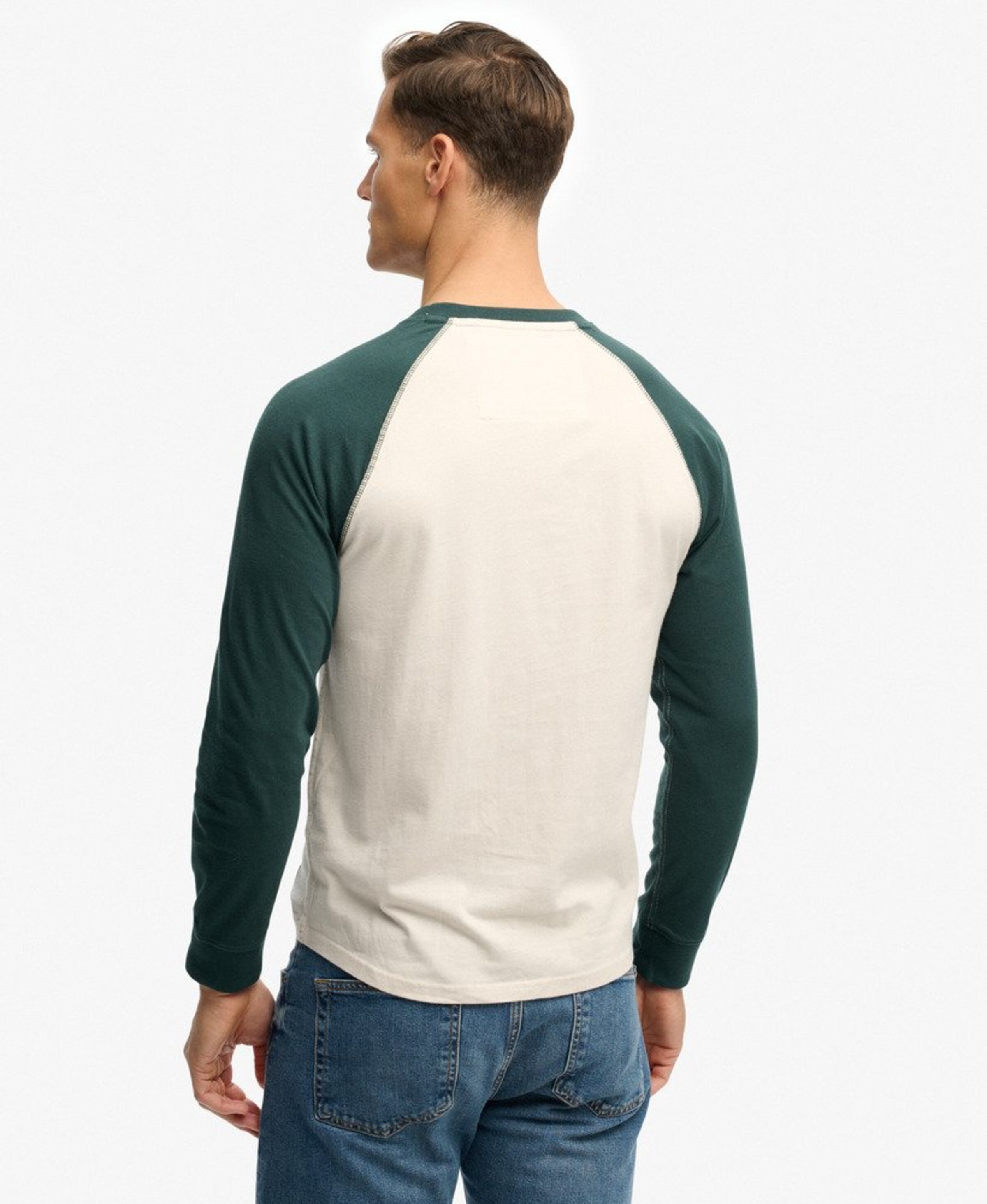 T-Shirt 'Vintage Athletic' Superdry & Co en vert