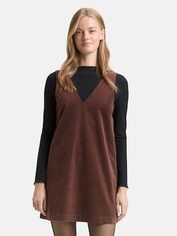 TOM TAILOR DENIM Dress in Brown: front