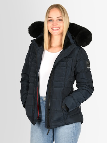 NAVAHOO Winterjas in Blauw: voorkant