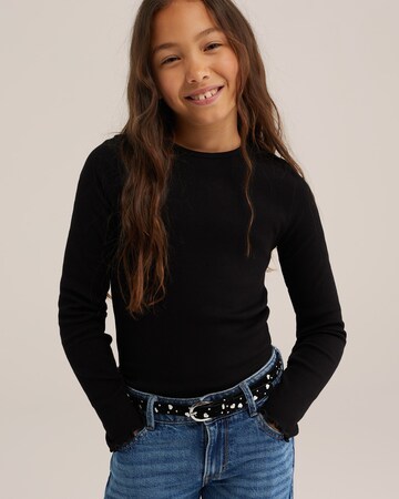 WE Fashion Shirt in Black: front
