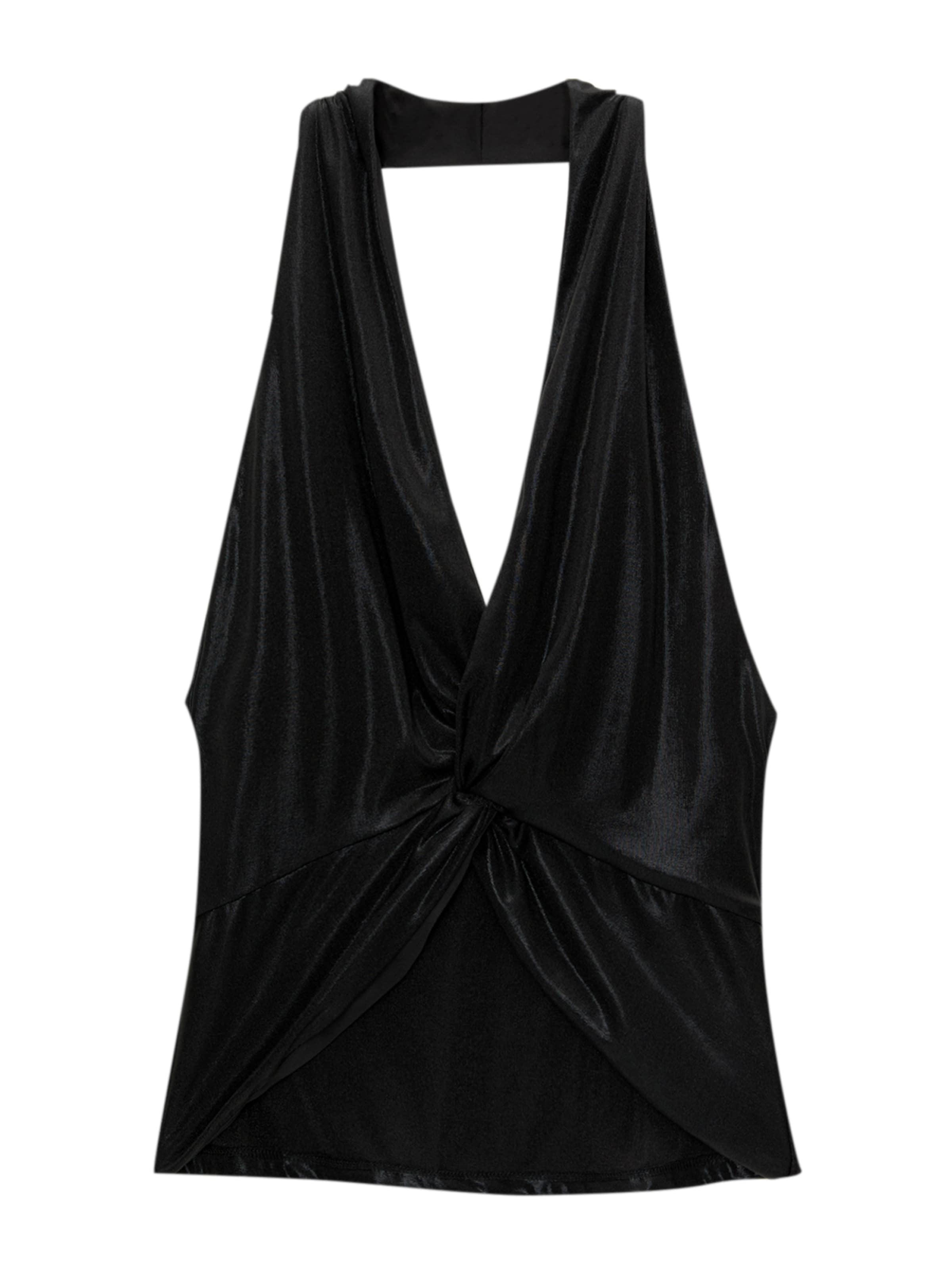 Pull&Bear Overdel i sort: forside