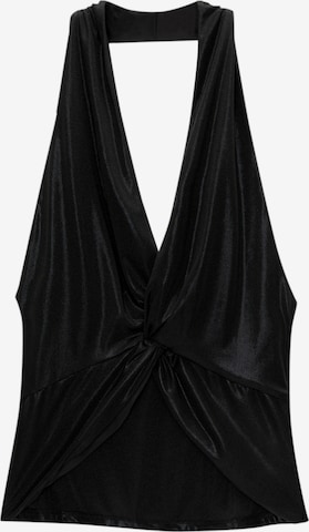 Pull&BearTop - crna boja: prednji dio