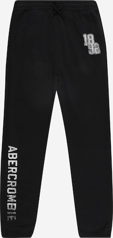 Abercrombie & Fitch Regular Pants in Black: front