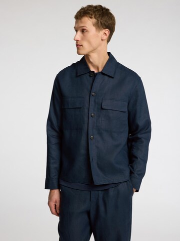 SELECTED HOMME Comfort fit Tussenjas in Blauw