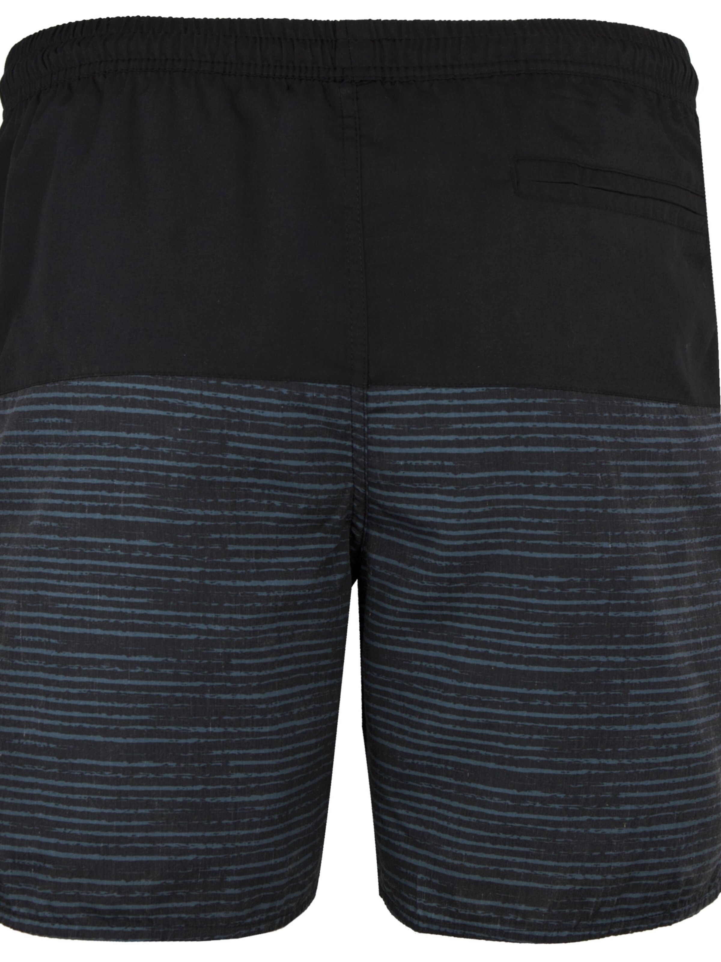 Guggen Mountain Board Shorts 'Badehose 1803-4' in Black