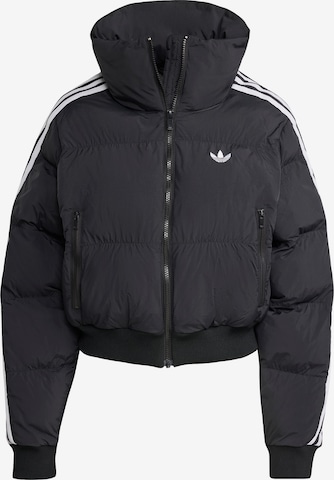 ADIDAS ORIGINALS Зимняя куртка 'Adicolor' в Черный: спереди