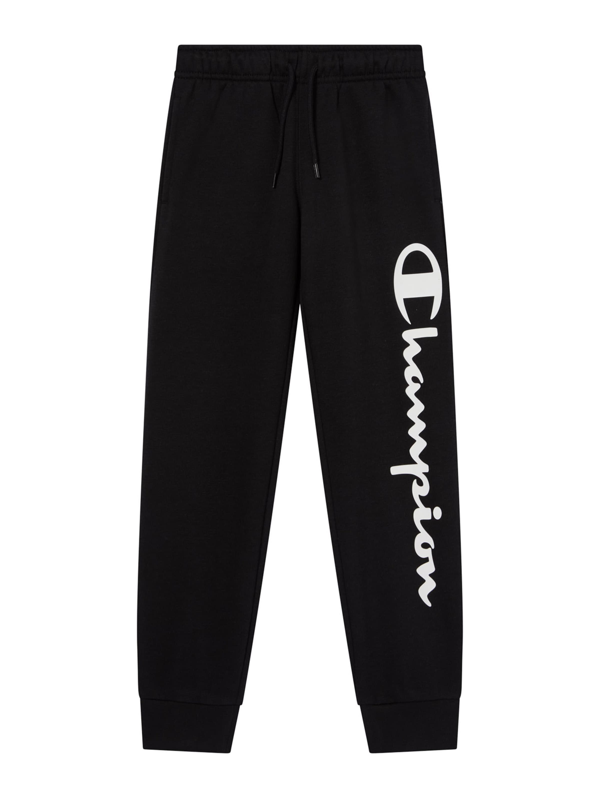 Champion Authentic Athletic Apparel Tapered Παντελόνι σε μαύρο: μπροστά