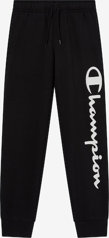 juoda Champion Authentic Athletic Apparel Siaurėjantis Kelnės: priekis