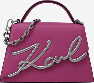 Karl Lagerfeld Schoudertas in Roze: voorkant