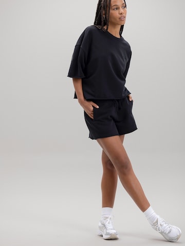 Hey Honey Loosefit Broek 'Mid Rise' in Zwart