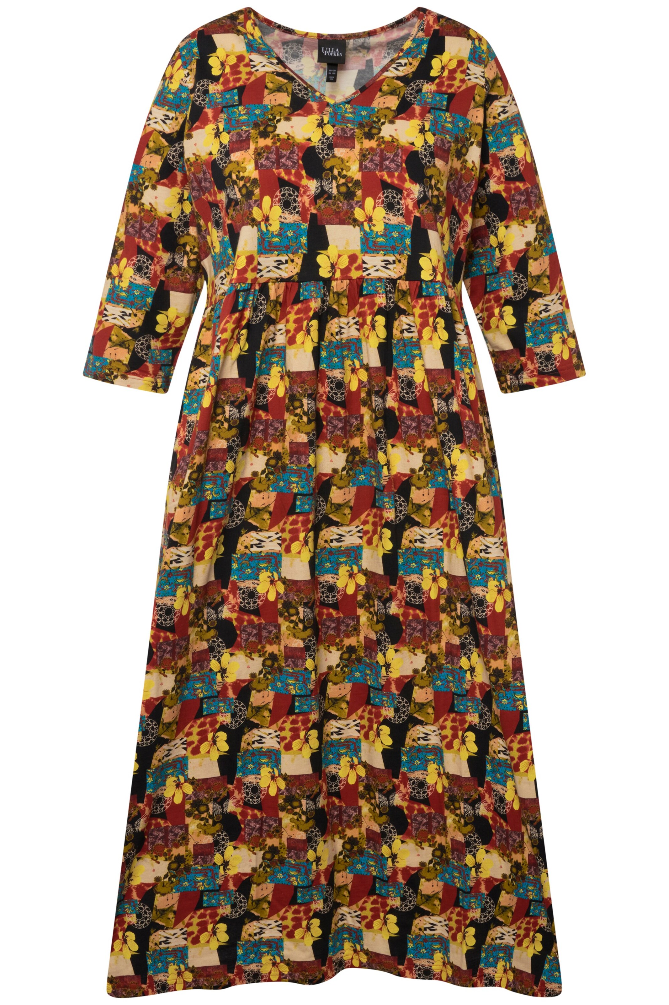 Ulla Popken Jurk in Gemengde kleuren: voorkant
