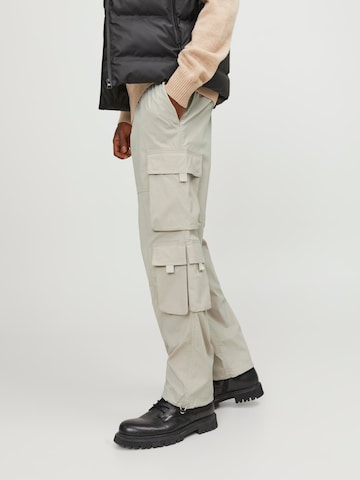 Regular Pantalon cargo 'Karl' JACK & JONES en gris