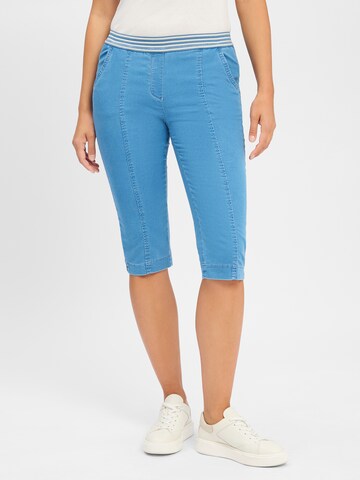 TONI Regular Hose ' Sue ' in Blau: Vorderseite