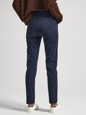 Pepe Jeans Regular Chino Pants 'NORA' in Blue