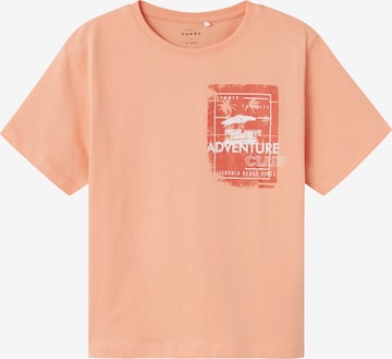 T-Shirt 'VAGNO' NAME IT en orange : devant