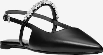 Escarpins à bride arrière 'DINA FLEX SLING' Michael Kors en marron : devant