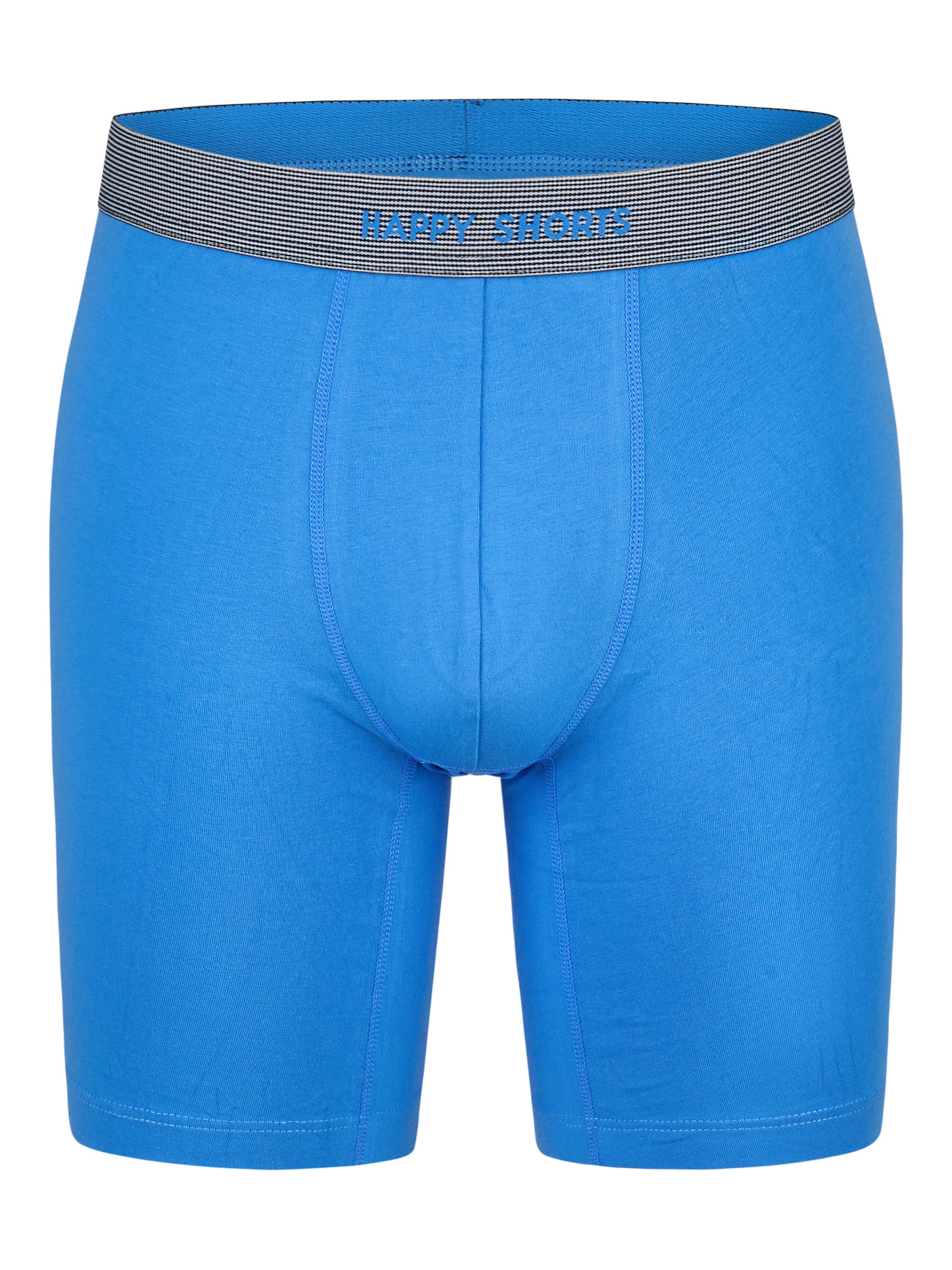 Happy Shorts Boxershorts ' Jersey ' in Blauw