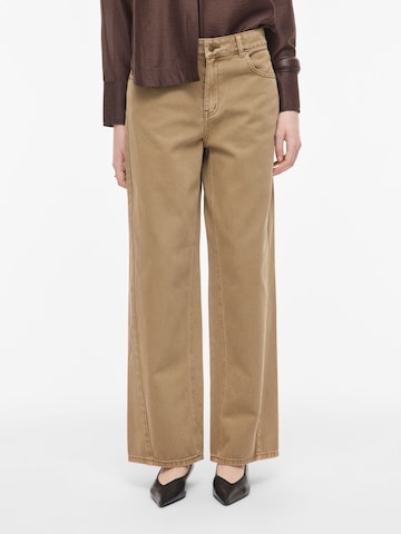 ROUGE EDIT Regular Jeans in Brown: front