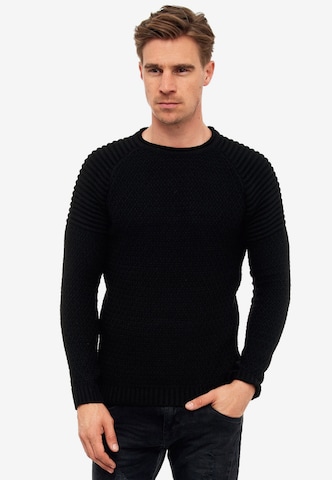 Rusty Neal Pullover in Schwarz: predná strana