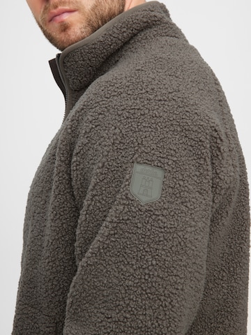 Derbe Fleecejacke 'Kuschelby' in Braun