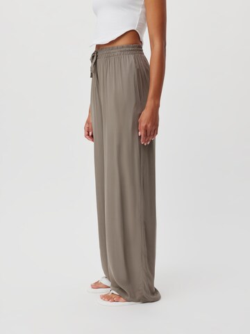 LeGer by Lena Gercke Wide Leg Hose 'Saskia' in Braun