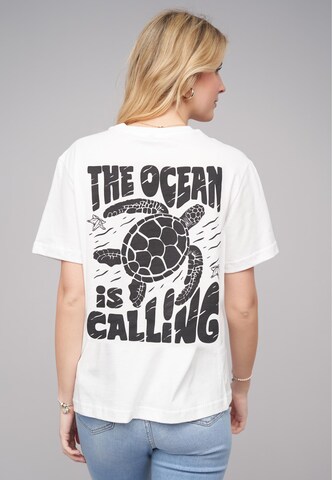 Cloud5ive Shirt 'Ocean' in White