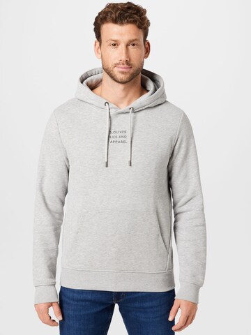 s.Oliver Sweatshirt in Grau: predná strana