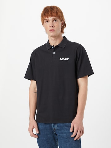 LEVI'S ® Shirt 'Graphic Vintage Fit Polo' in Black: front