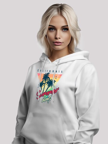 F4NT4STIC Sweatshirt 'California Palmen Retro' in Wit