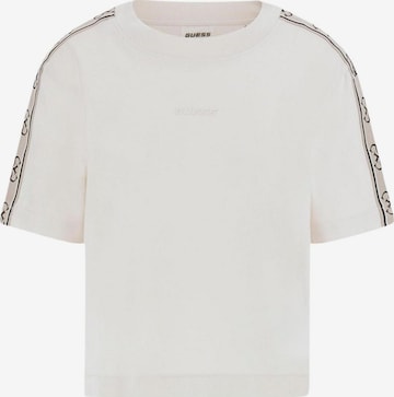 Top 'BRITNEY CROP TEE V3RI08 I3Z14' di GUESS in beige: frontale