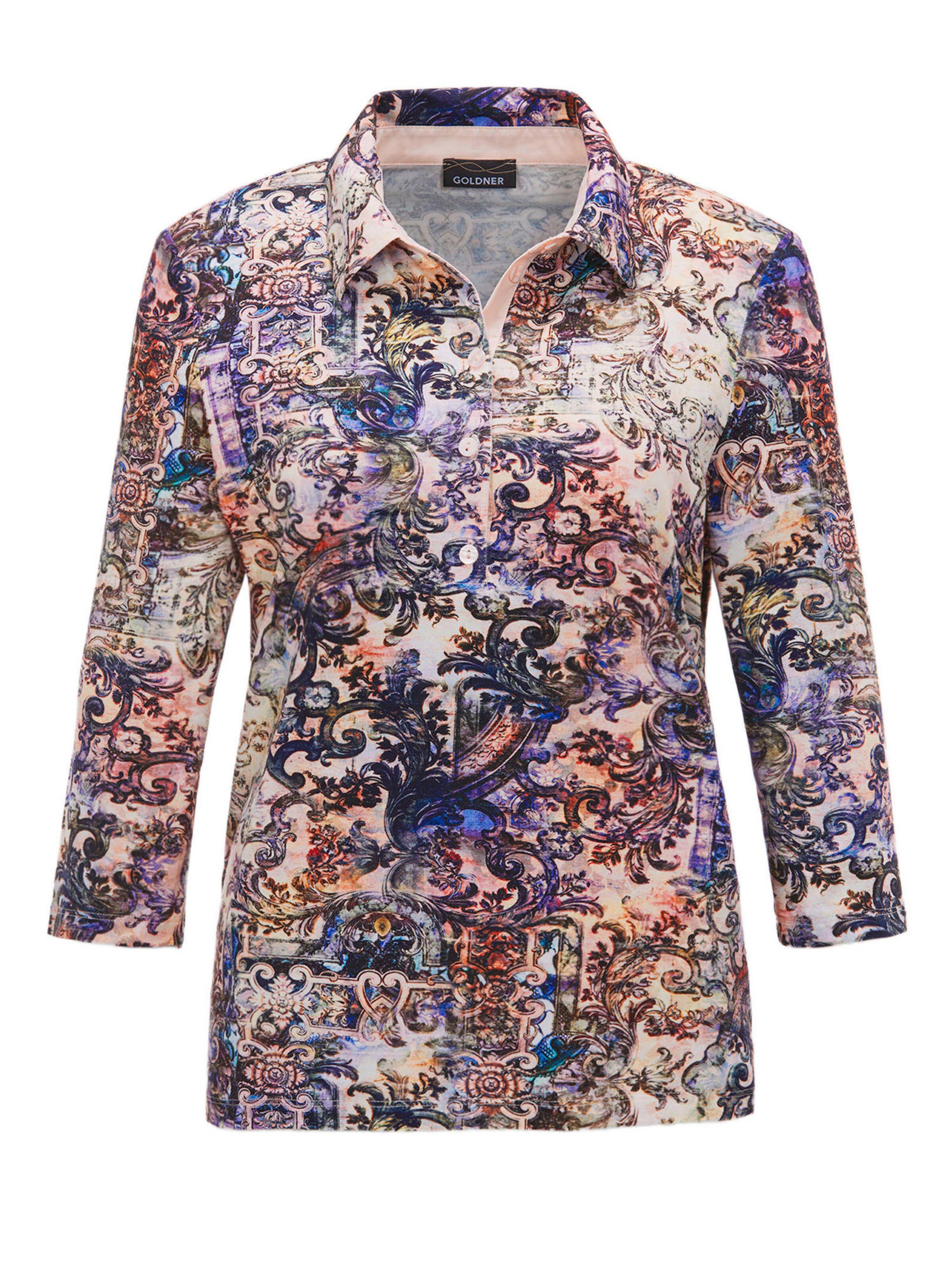 Goldner Blouse in Purple: front