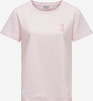 T-shirt Salsa Jeans en rose : devant