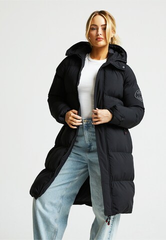 Manteau d’hiver 'Alora' Zavetti Canada en noir : devant