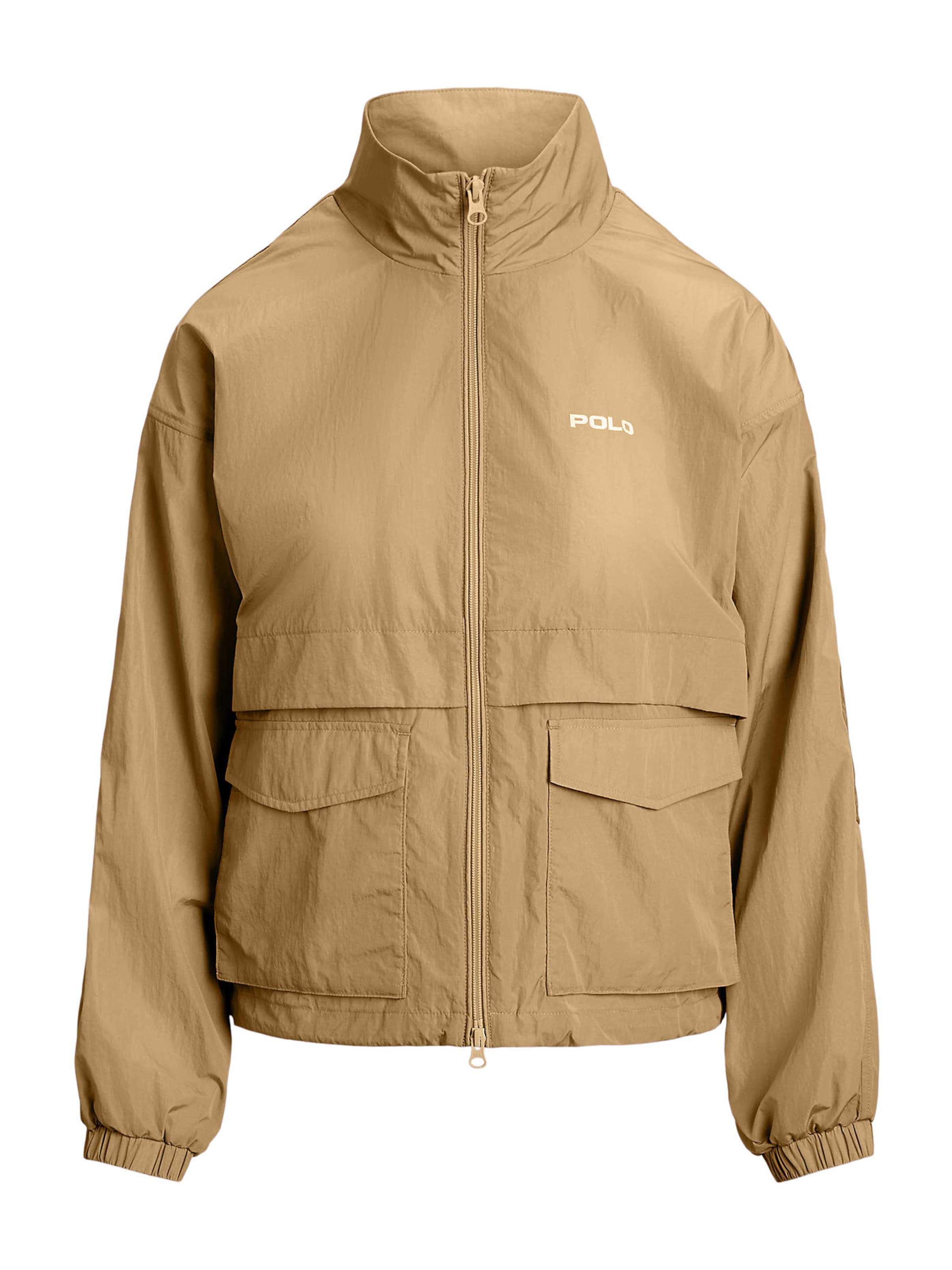 brūns Polo Ralph Lauren Starpsezonu jaka: no priekšpuses