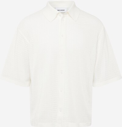 WEEKDAY Button Up Shirt in Off white, Item view