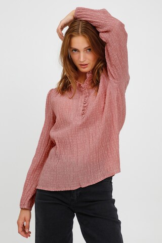 b.young - Blusa 'FASANA' en rosa: frente