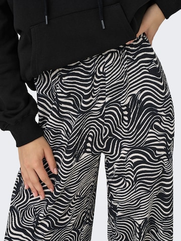 JDY Wide leg Trousers 'JDYDEBBIE' in Black