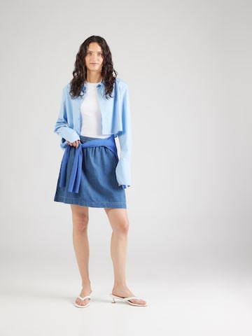 Jupe 'ONLLOLA' ONLY en bleu