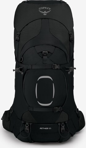 Osprey Sports Backpack 'Aether 65' in Black: front