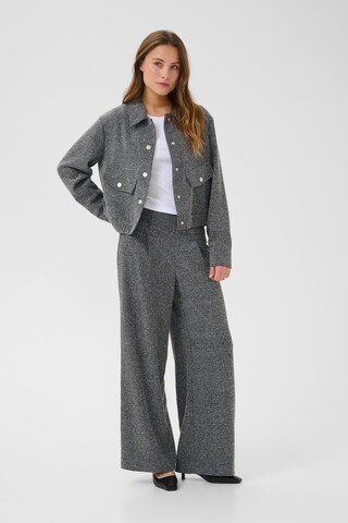 Wide Leg Pantalon 'KAAlba' Kaffe en noir