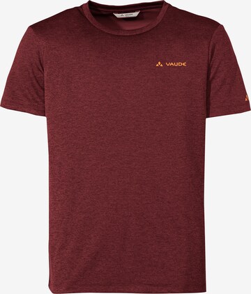 VAUDE Functioneel shirt 'Essential' in Rood: voorkant